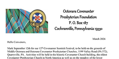 2026 Covenanter Clan Registration Form